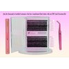 DIY Lash Extension Kit 280pcs AsEternal Individual D Curl Eyelash Extension Kit 30D 40D 9-16mm Mix Lash Clusters with Lash Bond and Seal and Lash Applicator Tool for Self Application at Home, Natural