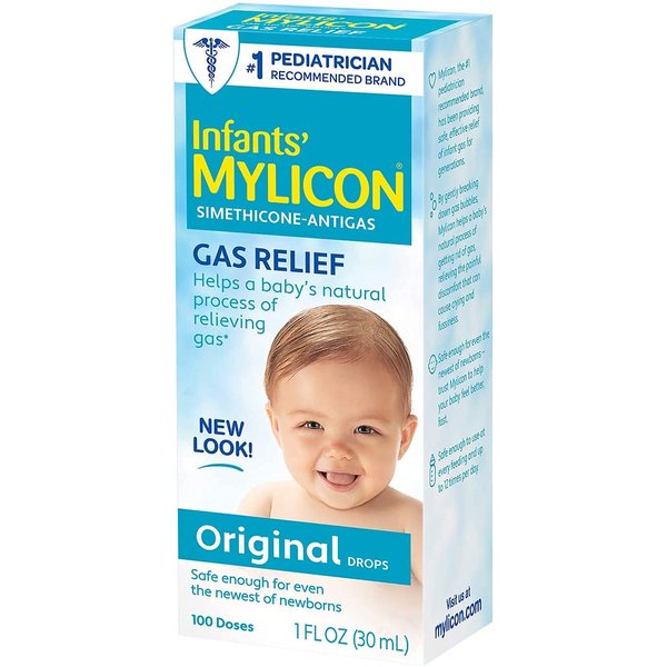 Mylicon Infant Gas Relief Drops Original Formula 1 oz (2 Pack)
