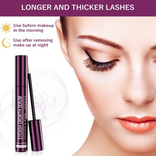 Lash Serum,5ML Lash Serum for Eyelash Growth, Premium Eyelash Growth Serum for Longer, Fuller, and Thicker Lashes, Boost Lash Growth Serum: Unleash the Power of Nature for Mesmerizing Lashes!