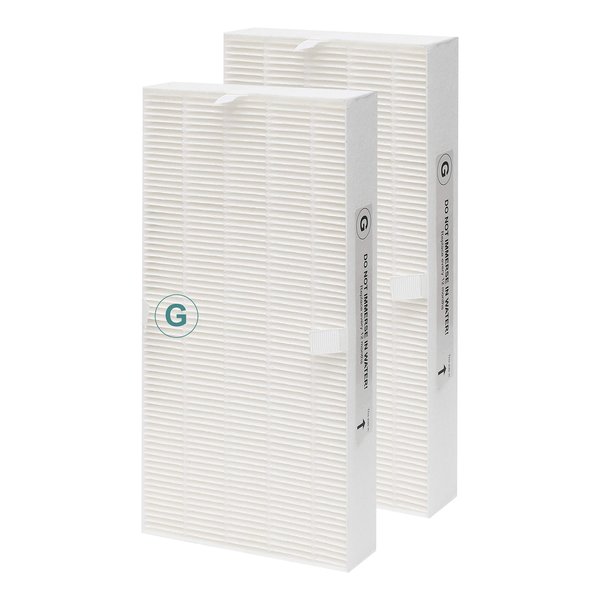 Hichoryer HRF-G Replacement Filter, Compatible with Honeywell HPA020B HPA020 & HPA030B HPA030 & HPA075/080 Series and HPA175/180 Series Air Purifier, Part Number HRF-G1/HRF-G2 2 Pack