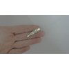 Generic 2 small slim silver native looking metal alligator hair clip for fine thin hair