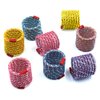 IUHKBH Worbee Cat Springs Toys, Colorful Coil Spring Action Cat Toy Stretchable Pet Play Toy for Cat Kitten (4Pcs, Random Color)