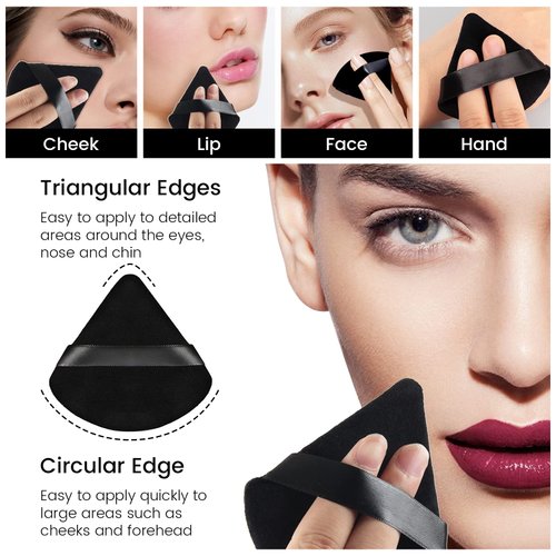 FREEORR Pink Setting Loose Face Powder, Oil Control Minimizes Pore, Loose Baking Pink Setting Powder with Triangle Puff, Soft Focus Pink Setting Powder, Matte Flawless Finish,8g 02 Pink Complexion