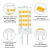 Gaormii G4 LED Bulb 5W, 35W 40W Halogen Equivalent, AC/DC 12V, 3000K Warm White 450LM, T3 JC Type Bi-Pin Base Bulb for Home and Landscape Lighting, Non-Dimmable, 6 Pack