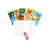 TINYMILLS Monster Coloring Book Set with 12 Coloring Books and 48 Crayons Monster Birthday Party Favor Bag Filler Carnival Prizes Rewards Classroom Party Halloween Favors