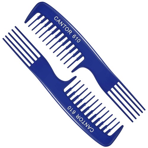 Lift Teasing Wide Tooth Comb – 2 Pack Chemical and Heat Resistant Detangler Comb – Anti Static Comb For All Hair Types – Durable and Lightweight - By Cantor