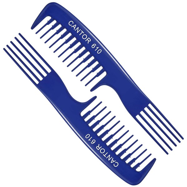 Lift Teasing Wide Tooth Comb – 2 Pack Chemical and Heat Resistant Detangler Comb – Anti Static Comb For All Hair Types – Durable and Lightweight - By Cantor