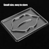 5Pcs Lip Mask Molds for DIY Face Mask Machine, Transparent Reusable Lip Beauty Mask Maker Patch Mold