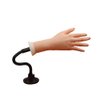 Right Practice Hand for Acrylic Nails With Holder, Mannequin Hand for Nails Practice, Flexible Bendable Fake Hand Manicure Nail Practice Hand
