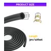 RACOONA 9.85FT Fuel Line,1/4" ID Fuel Line Hose with 20Pcs 2/5" ID Hose Clamps,Car Accessories Gas Line Small Engine Fuel Line,Stretchy Fuel Line for Motorcycle Mowers Tractors and All Small Engines