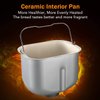 KBS Bread Machine Liner, Bread Pan with Kneading Paddle for 2LB KBS Bread Machine, KBS Bread Maker Universal Replacement Parts, Premium Ceramic pan