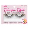 JLash Extension Effect D Curl Faux Mink Lashes - 19D, Black