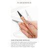 Generic 2024 New Magic Eyebrow Pencil, 3D Waterproof Microblading Eyebrow Pencil Contouring Pen 4 Fork Tip, Natural Fine Stroke Microblading Eyebrow Pencil (2PCS, Dark Brown)