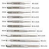 Saipe 10pcs Micro Taps Bit Small Hand Screw Thread Taps M1-M3.5 HSS Mini Metric Plug Tap Screw Tap Drill Tap Drill Set Tapping tool with Adjustable Tap Wrench 1/16-1/4''