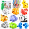 Toddlers Animal Alphabet Matching Toys with Flash Cards - Educational Double-Sided Alphabet Learning Toys Uppercase Lowercase Letter Matching Game, Birthday Gift for Kids Boys Girls 3 4 5 Year Old