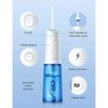 Water Flosser, Cordless Teeth Cleaner with 320ML Water Tank, Tongue Brush, USB Rechargeable Portable Dental Oral Irrigator, IPX7 Waterproof, 4 Nozzles with Storage Box, Travel Pouch, Long Battery Life