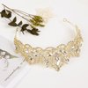 Gold Princess Crown and Tiaras for Women Girls Birthday Baroque Queen Crowns Diamond Crystal Rhinestone Tiara Halloween Cosplay Costumes Headband for Bride Bridal Wedding Party Prom Hair
