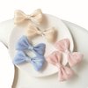 Leadigol cute hair side clips shiny hairpins braided hair clips children hair clips stylish headdress new headwear bowknot