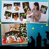 Frienda 30 Pcs Color Your Own Funny Nativity Posters DIY Christmas Nativity Scene Coloring Crafts Bulk Religious Christian Baby Jesus Angels Poster for Christmas Party Holiday Home School Activities