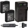 BM Premium Pack of 2 CGA-S006 Batteries and Battery Charger for Panasonic Lumix DMC-FZ7, DMC-FZ8, DMC-FZ18, DMC-FZ28, DMC-FZ30, DMC-FZ35, DMC-FZ38, DMC-FZ50 Digital Camera