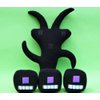 WeightedPlush 13 Inch Withe Plush Toys, Game Black Stuffed Plushie Doll Gift for Collectible Decoration Kids Game Fans