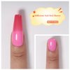 MAYCHAO 15ML Color Changing Gel Nail Polish 1Pc Coral Red-Pink Temperature Change Gel Polish Soak Off Nail Polish Nail Art Manicure Salon DIY Gifts at Home, 0.5 OZ
