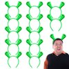 Baaxxango 12 Pieces Green Ears Headbands,Ogre Ears Headband,Halloween Cute Hair Band for Adults,Kids Theme Party,Costume Cosplay Decoration