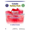 GramZero Berry Variety (Raspberry, Strawberry, Cherry) Sugar Free Gelatin Mix 6-Pack, Low Carb Dessert, Stevia Sweetened