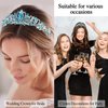 Atoden Birthday Crown and Sash Set Birthday Girls Princess Tiara Queen Crowns Blue Crystal Tiara Women Rhinestone Tiara Birthday Headband Happy Birthday Decorations Party Gifts