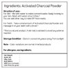 H&C Herbal Ingredients Expert Activated Charcoal Powder 227 gm / 0.5 lb |for Teeth Whitening & Face Mask | Supports Clear Skin by Removing Impurities & Excess Oil