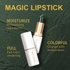 lakerain Color Changing Lipstick Moisturizer Magic Temperature Shimmer Color Change Lip Gloss Magical Discoloration Waterproof Long Lasting Lips (Green)