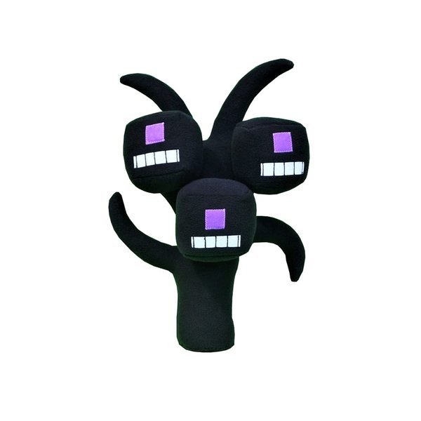 WeightedPlush 13 Inch Withe Plush Toys, Game Black Stuffed Plushie Doll Gift for Collectible Decoration Kids Game Fans