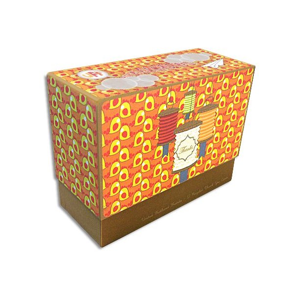 UFF Boxed Rooster Vintage Recycled Thank You Cards