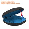 Retainer Case,Solid Orthodontic Retainer Case-Black