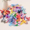 XIMA 60 Pcs Hair Bows for Girls, Grosgrain Ribbon with Metal Snap Hair Clips Bow for Toddler Baby Kids Teens, Random Colors and Styles