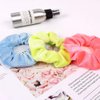 Gradient scrunchies Premium Velvet Macaron Theme Hair Scrunchies Tie Bobbles Rainbow Hair Bands Scrunchy Hair Tie Ropes Lce Cream Color for Women Hair Elastic Bandss (12 PCS Multi-colored)