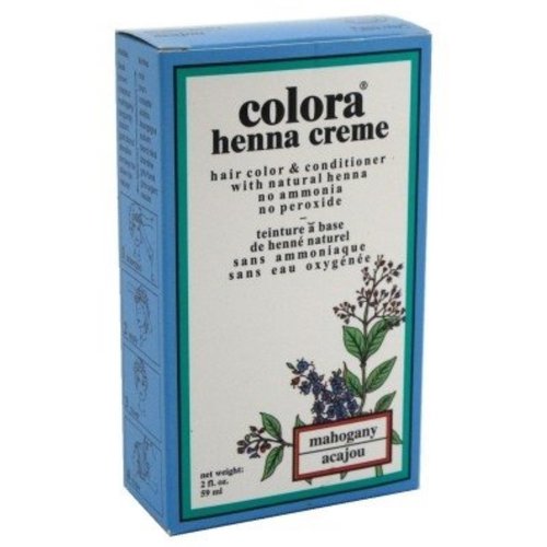 Colora Henna Creme Hair Color Mahogany, 2 oz (Pack of 10)