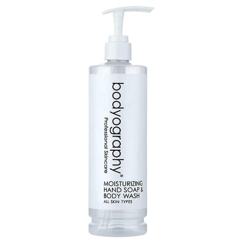 World Amenities Bodyography Blanc Pump Bottle Body Wash & Hand Soap - Body Care Deep Moisture for Dry Skin