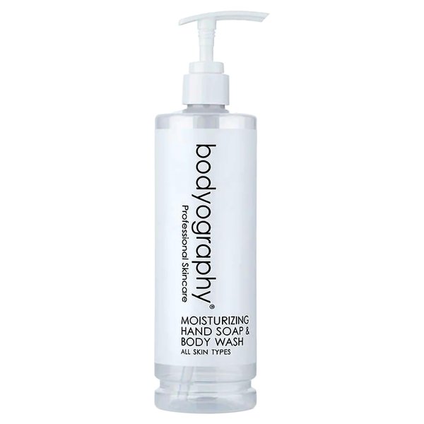 World Amenities Bodyography Blanc Pump Bottle Body Wash & Hand Soap - Body Care Deep Moisture for Dry Skin