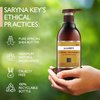 Saryna Key Shampoo for Damaged Hair with Pure African Shea Butter - Moisturizing Shampoo for Dry Damaged Hair - Professional Keratin Treatment - Sulfate Free, No Parabens, Cruelty Free (500ml/16.9oz)