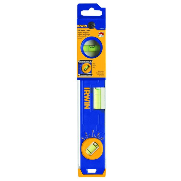 IRWIN Tools 150 Magnetic Torpedo Level, 9-Inch (1794155),Blue