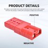 cnaodun 8 Pcs 6-10 Gauge Anderson Connector Plug 50A 12-36V Battery Quick Connector Red Battery Quick Disconnect Wire Harness Plug Kit for Winch Car Auto Trailer Driver Electrical Devices