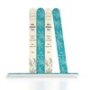 Onsen Secret Japanese Nail File - Professional 6-Pack Nail Files, Double Sided Natural & Acrylic Nail Filers - 120/180 Grit - Disposable, Salon Smooth, Travel Best Nail File for Shiny Nails