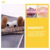 Beaupretty 2 Pieces Spa Headband Face Wash Headband Cute Cartoon Crab Headband Elastic Hair Band Women Girls Makeup Hairbands(Khaki,Pink)