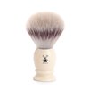MÜHLE Classic Faux Ivory Medium Silvertip Fiber Shaving Brush - Synthetic Luxury Shave Brush for Men, Rich Lather