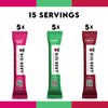 Big Beet Performance & Wellness Drink Mix | 3 Flavor Variety Pack | Organic Superfoods | Organic Nootropics | Zero Added Sugar | 15 ct.