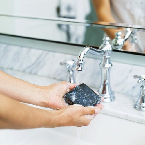 Edens Garden Charcoal Natural Aromatherapy Cold Processed Bar Soap (Made With Essential Oils, Vegan, For Face & Body), 4.4 oz Bar