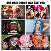 BrimFulite Green Hair Wax, Instantly Coloring Hair Paint Wax, Non-Greasy, Washable, Strong Holding, 7.05 Ounce, for All Day, for Halloween Parties Cosplay Masquerade