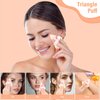 Thrilez 20pcs Triangle Powder Puff, Loose Powder Puffs Makeup Puff for Face Powder, Setting Powder Puff for Make Up, Face Puff Pads for Press Powder, Sponge Powder Applicator for Face and Eye (Beige)