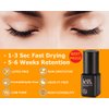 Sky Lady Black Glue Eyelash Extensions 5ml / Professional Max Bonding Strength Lash Glue / 1-3 Sec Fast Drying / 5-6 Weeks Retention